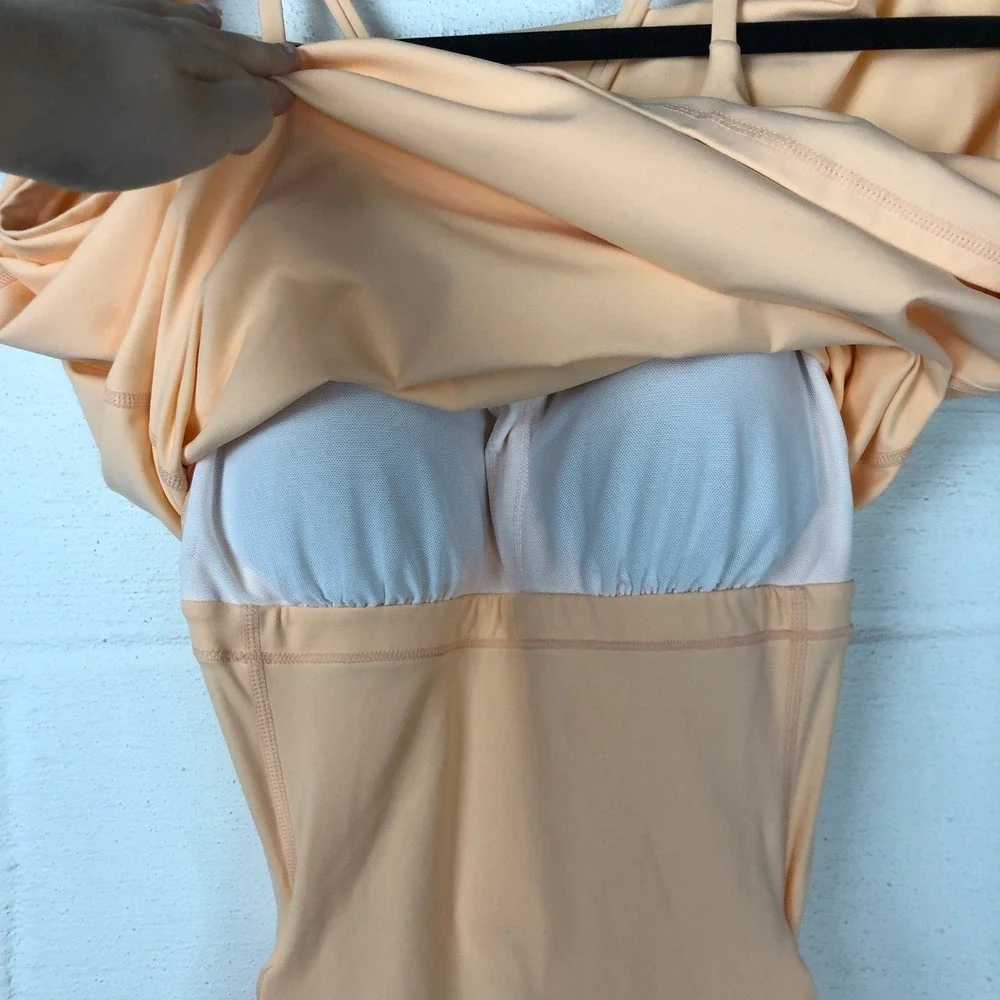 Halara SoftlyZero Plush Backless Active Dress Size M Apricot Sherbet Active - Picture 4 of 12